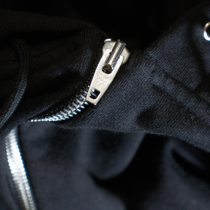 Celine Logo Zip Up Hoodie