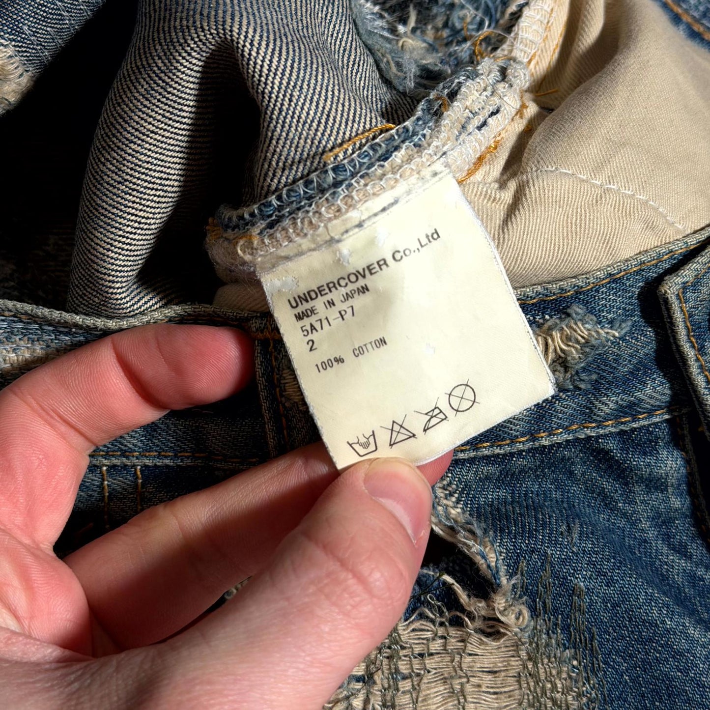 AW05 Undercover ‘Arts & Crafts’ 85 Denim