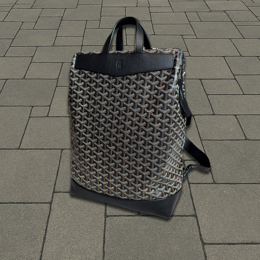 Goyard Black Cisalpine Backpack