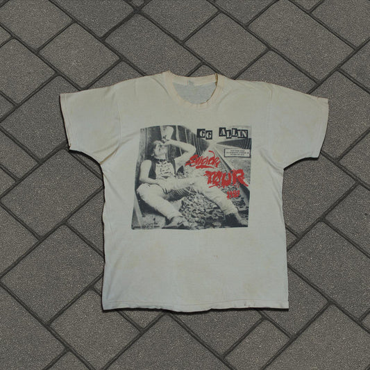 1990 GG Allin Suicide Tour Tee
