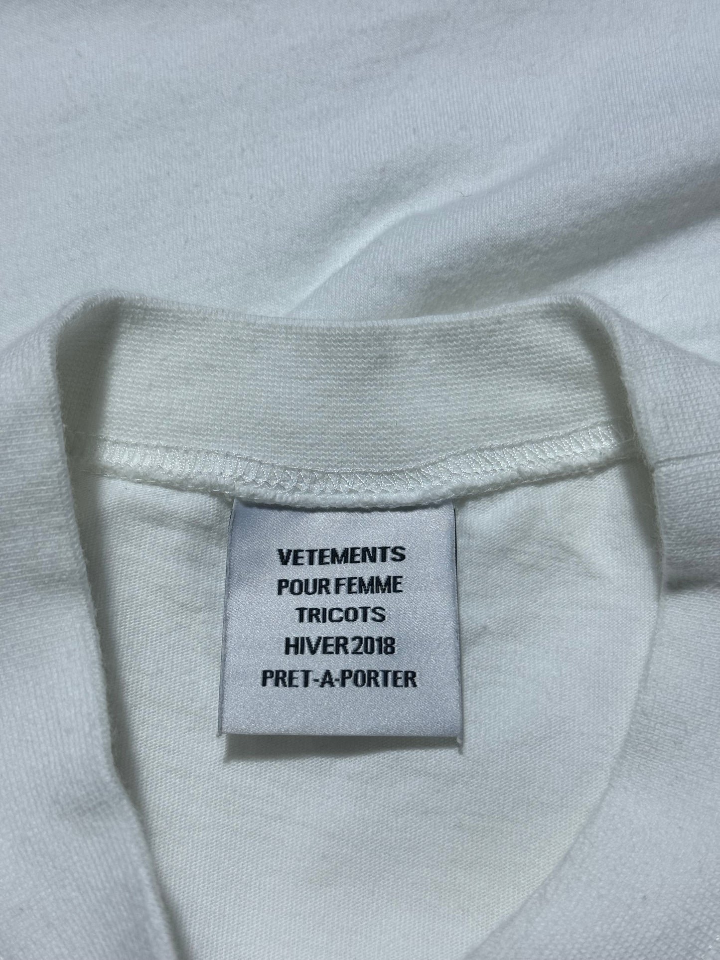 SS18 Vetements Staff Tee