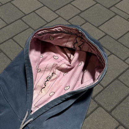 AW04 Raf Simons Runway Reverse Paisley Hoodie