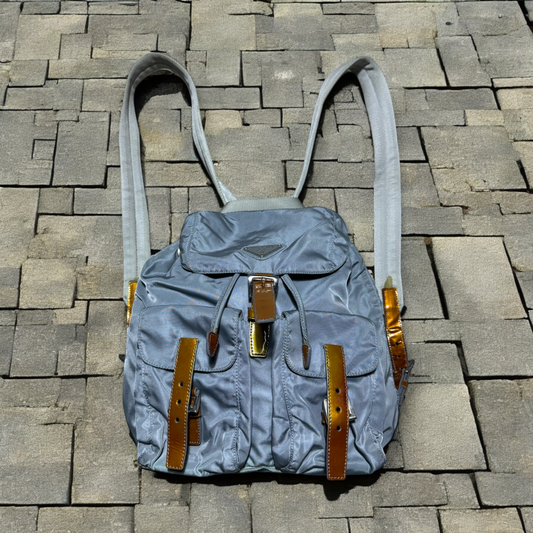 Prada Baby Blue Backpack