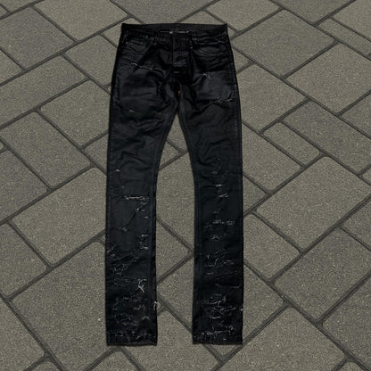 SS04 Dior Homme Waxed Strip Denim