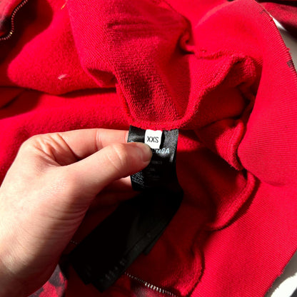 SS23 Balenciaga Red Skater Zip Up Hoodie