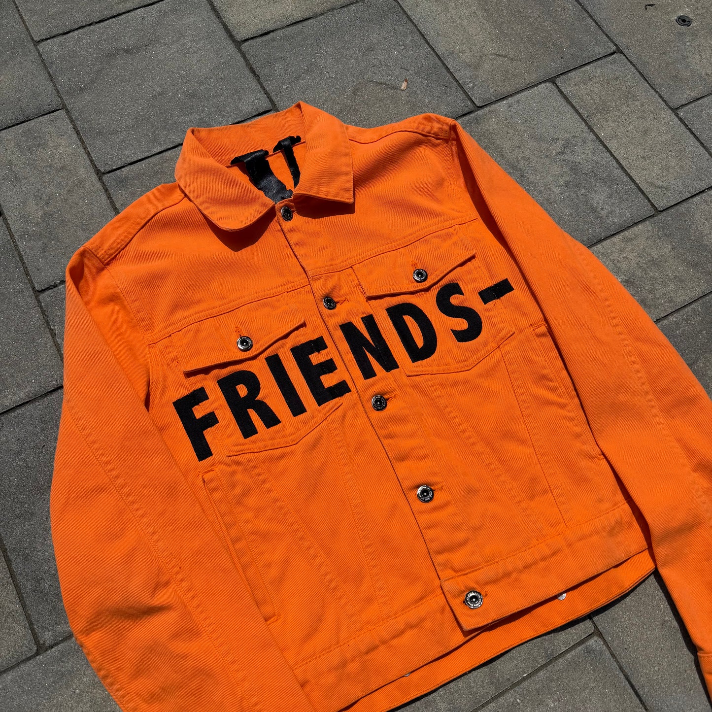 Vlone Orange Friends Jacket