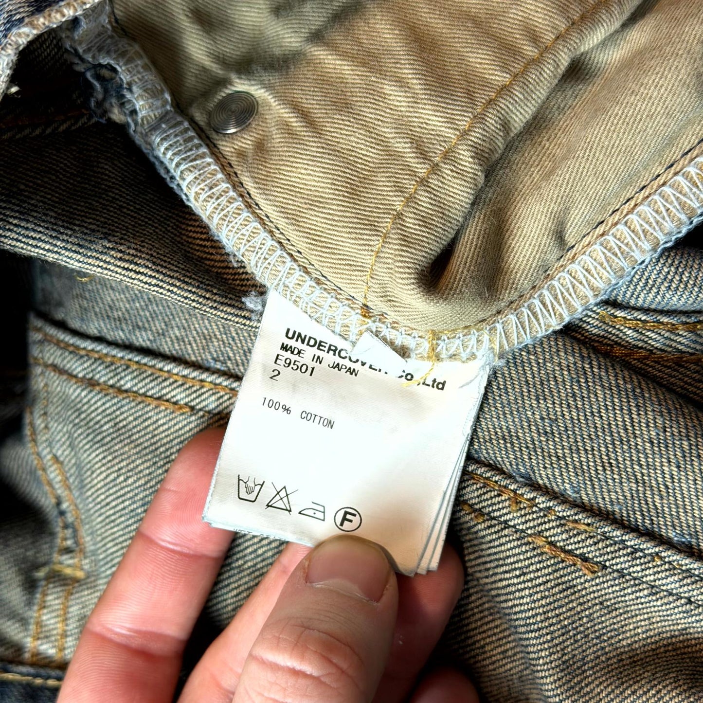 SS10 Undercover Blue Yarn 68 Denim