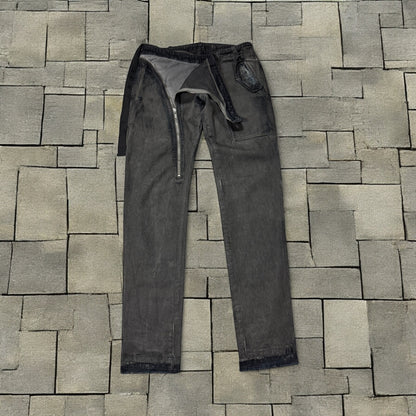 FW12 Rick Owens Hogwash Half Layer Aircut Denim