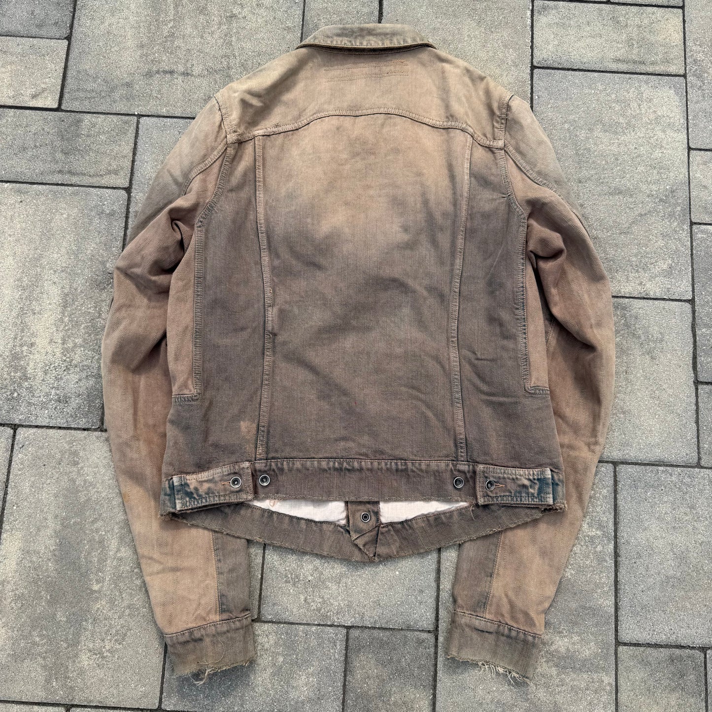 FW06 Rick Owens Mudwash Denim Jacket