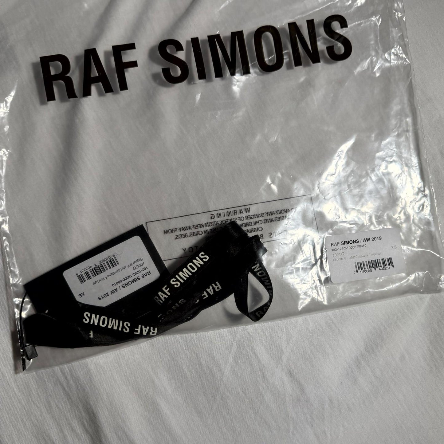 AW18 Raf Simons Christiane F. ‘Wet Hair’ Tee