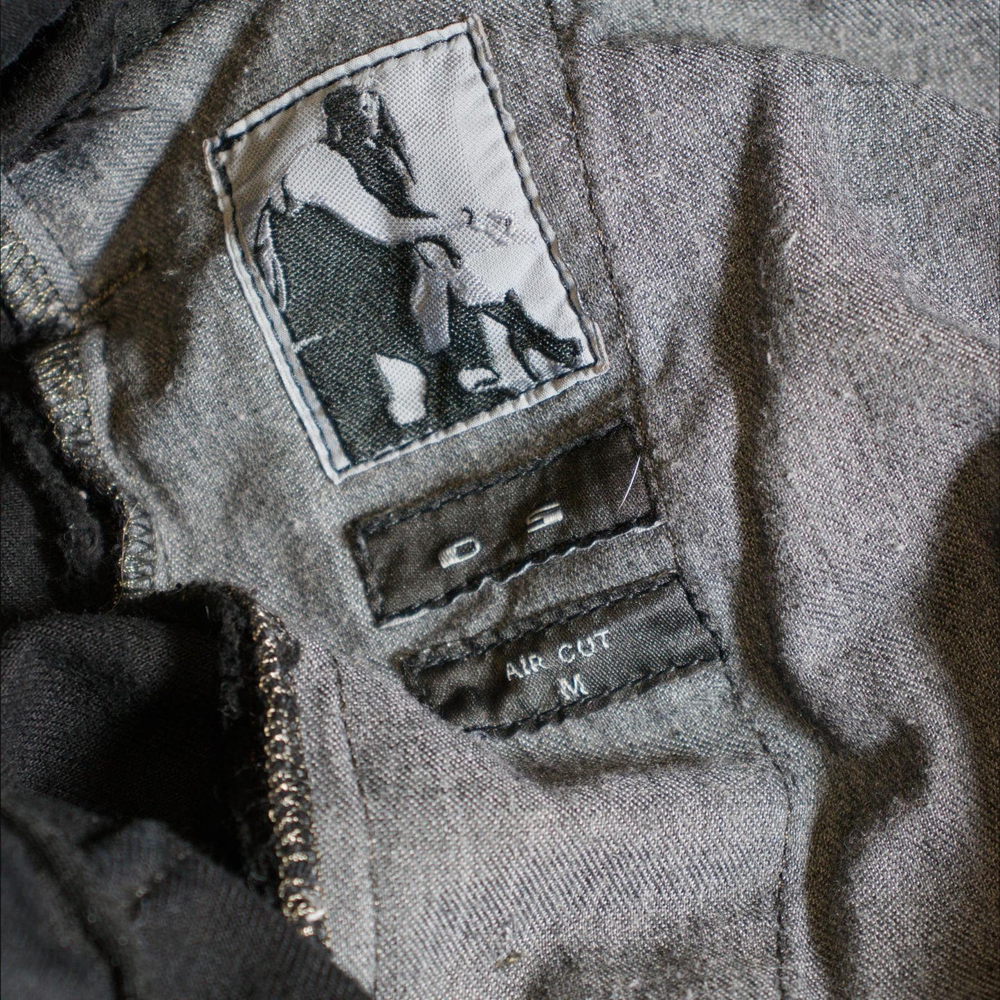FW16 Rick Owens ‘Black Matte’ Aircut Denim