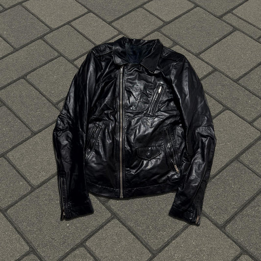FW07 Rick Owens Leather Stooges Jacket