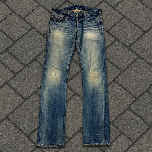 Hysteric Glamour Studded Pocket Bootcut Denim