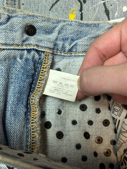 SS06 Number Nine Studded Painter Denim