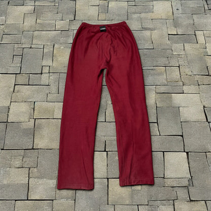 AW19 Vetements Red Spellout Sweatpants