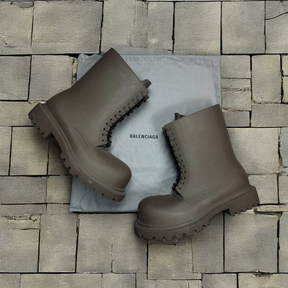 Balenciaga Brown Steroid Boots