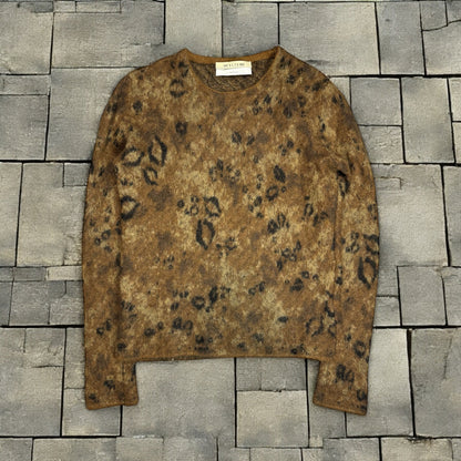 1017 Alyx 9sm Cheetah Mohair Sweater