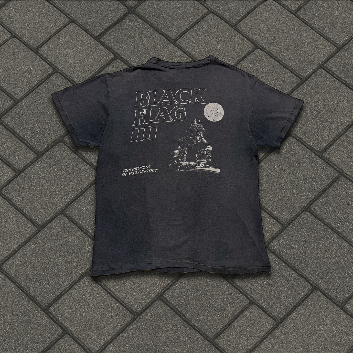 1986 Black Flag Faded ‘Process of Weeding Out’ Tee
