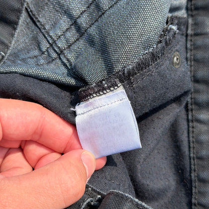 AW09 Dior Homme Black Waxed Denim
