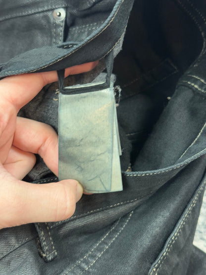 Rick Owens Olmar & Mirta Waxed Detroit Cut Denim