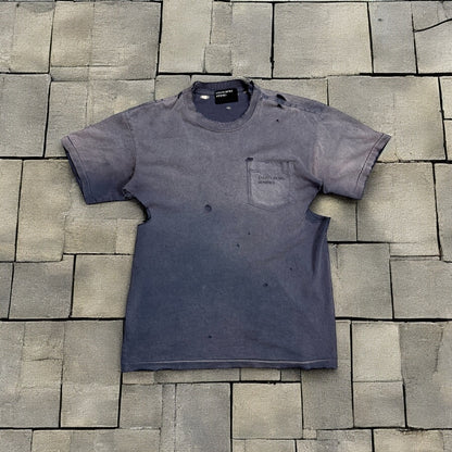 Enfants Riches Déprimés Thrashed Sunfaded Pocket Logo Tee