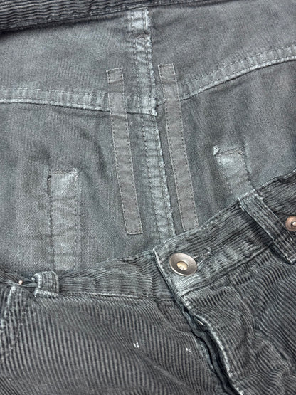 Rick Owens Olmar & Mirta Corduroy Detroit Cut Denim