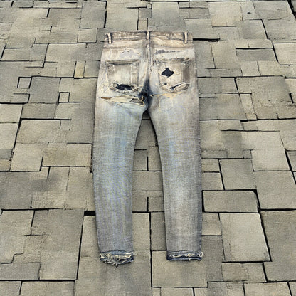 FW08 Rick Owens Dust Detroit Cut Denim
