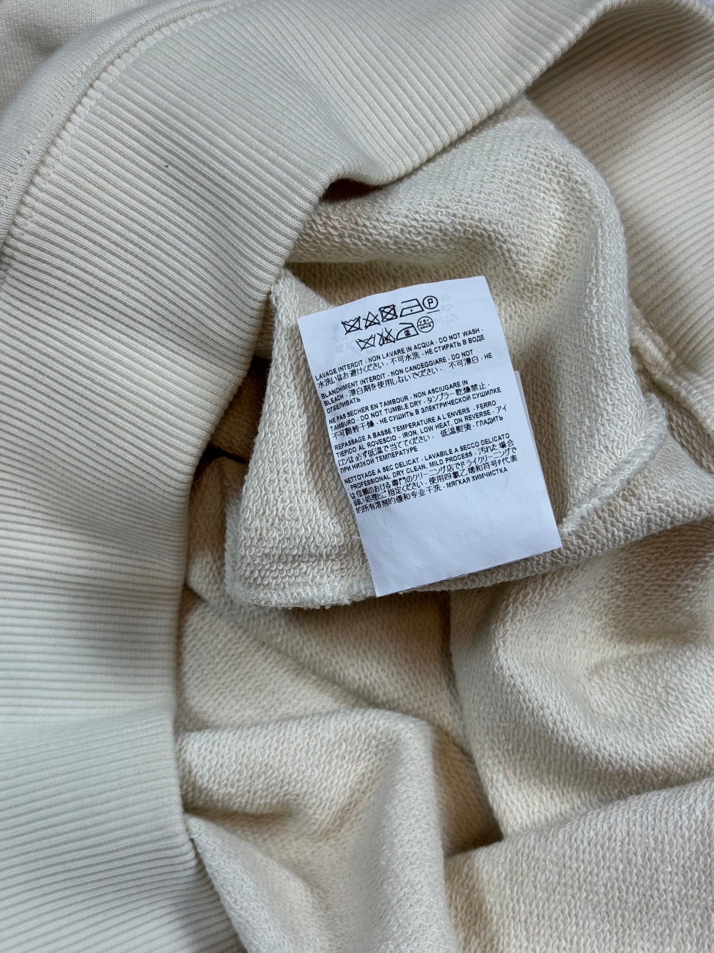 2017 Saint Laurent White Sunset Hoodie