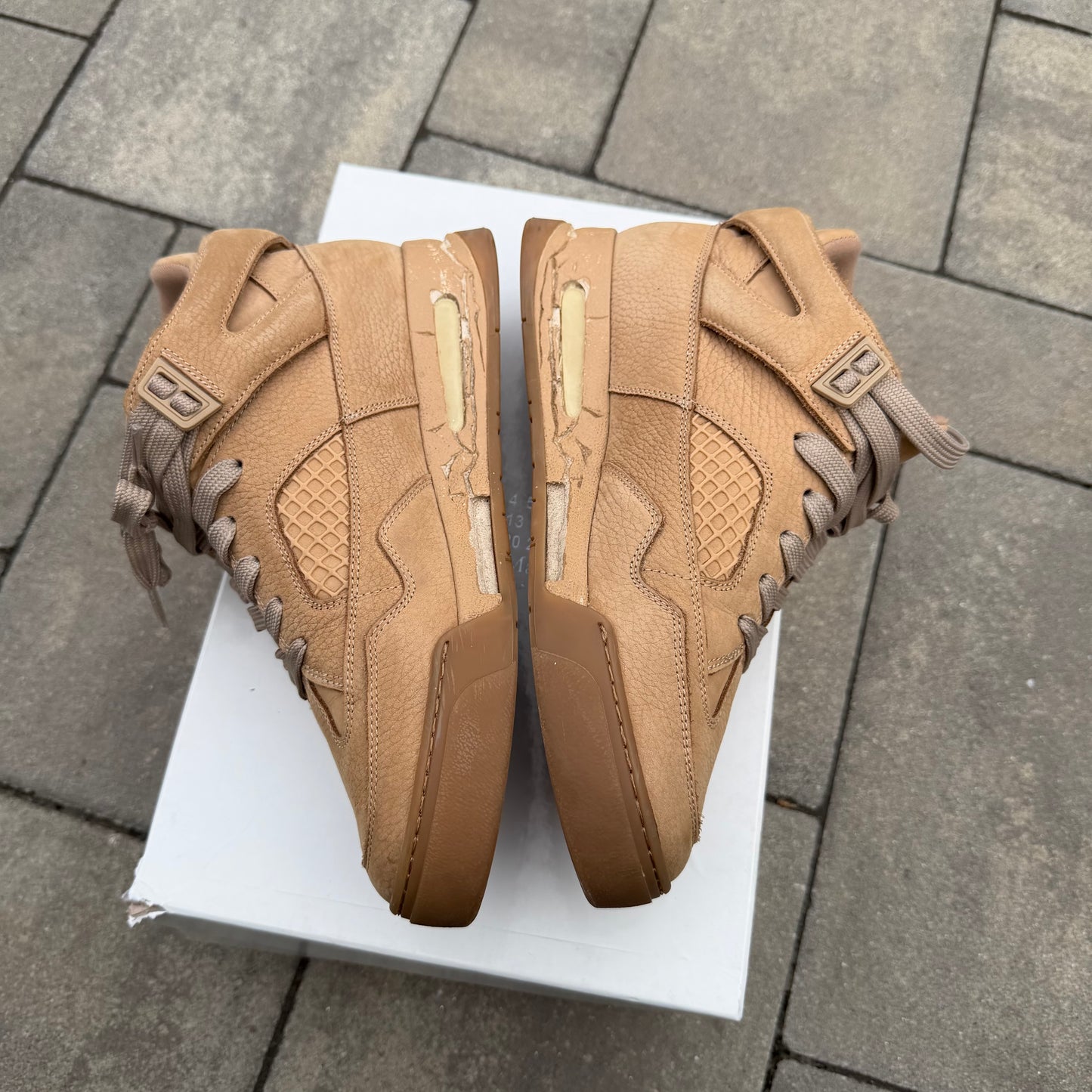 Margiela DDSTCK Mid Cream/Tan Sneaker