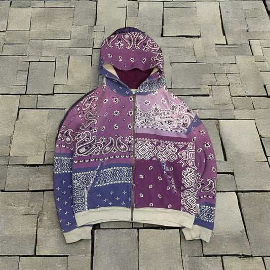 Kapital Paisley Bandana Hybrid Zip Up