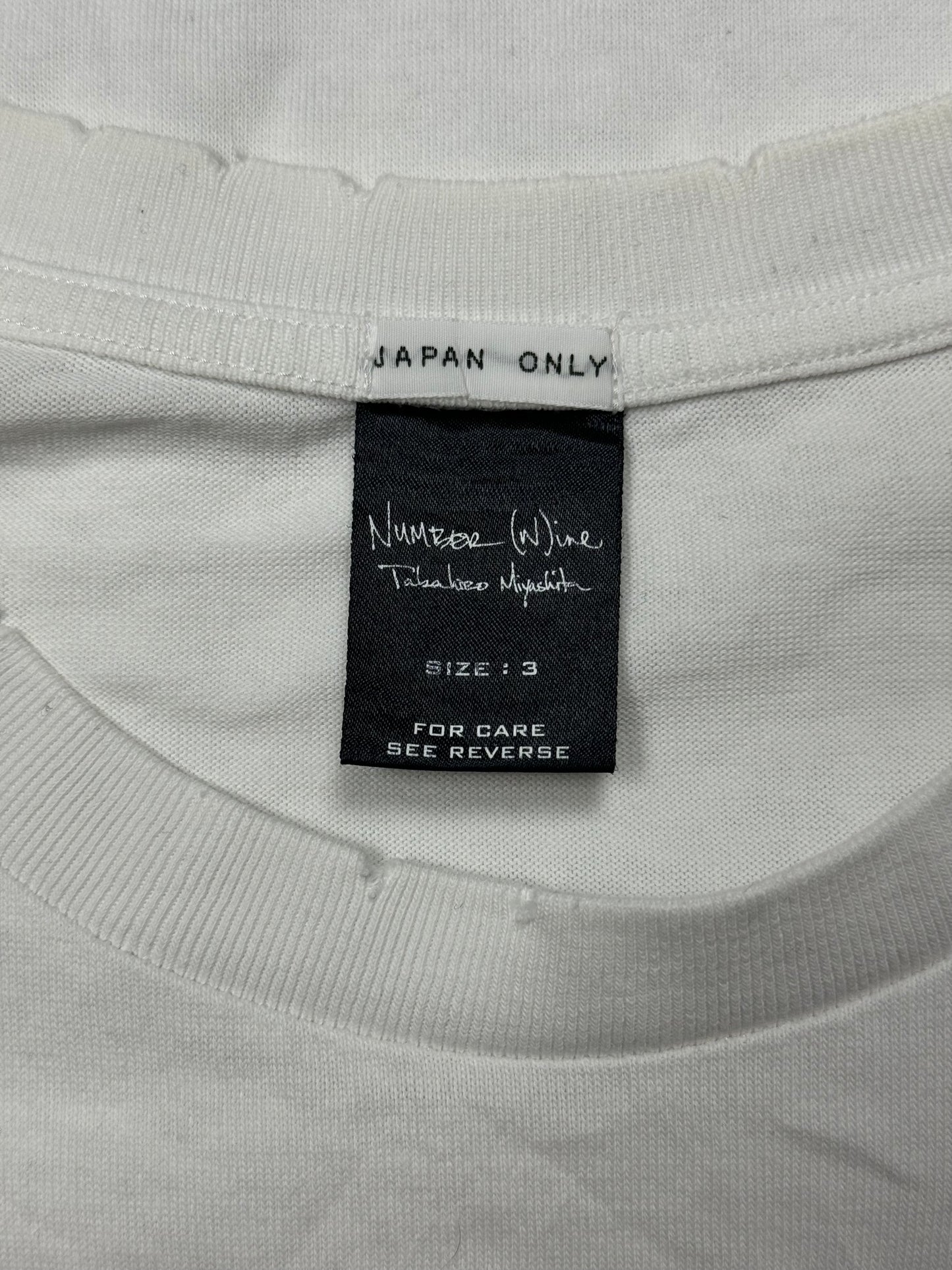 AW04 Number Nine Japan Exclusive Tee