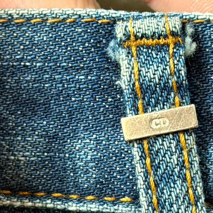 AW05 Dior Homme Blue Clawmark Denim