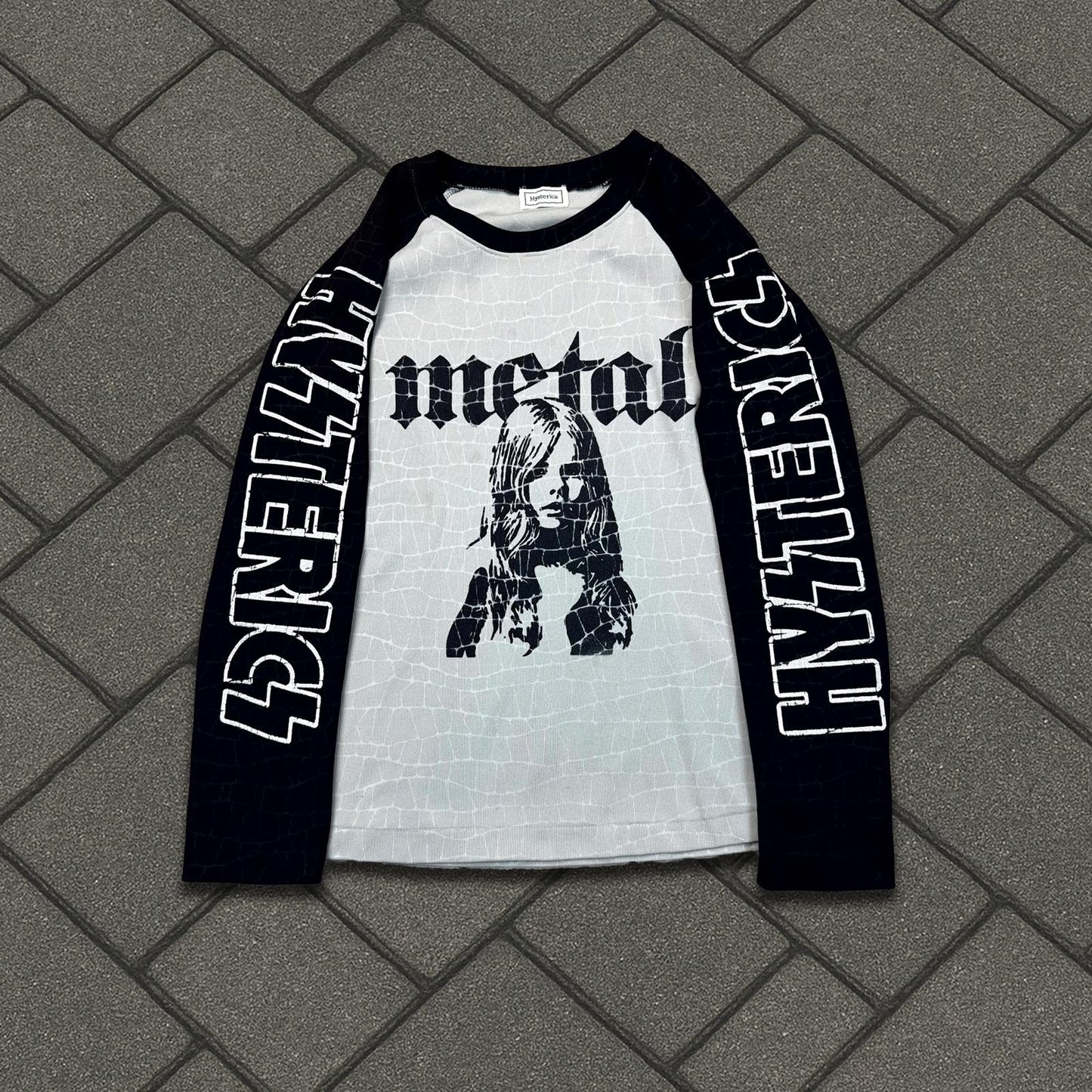 Hysteric Glamour Cracked Metal Longsleeve