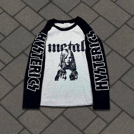 Hysteric Glamour Cracked Metal Longsleeve