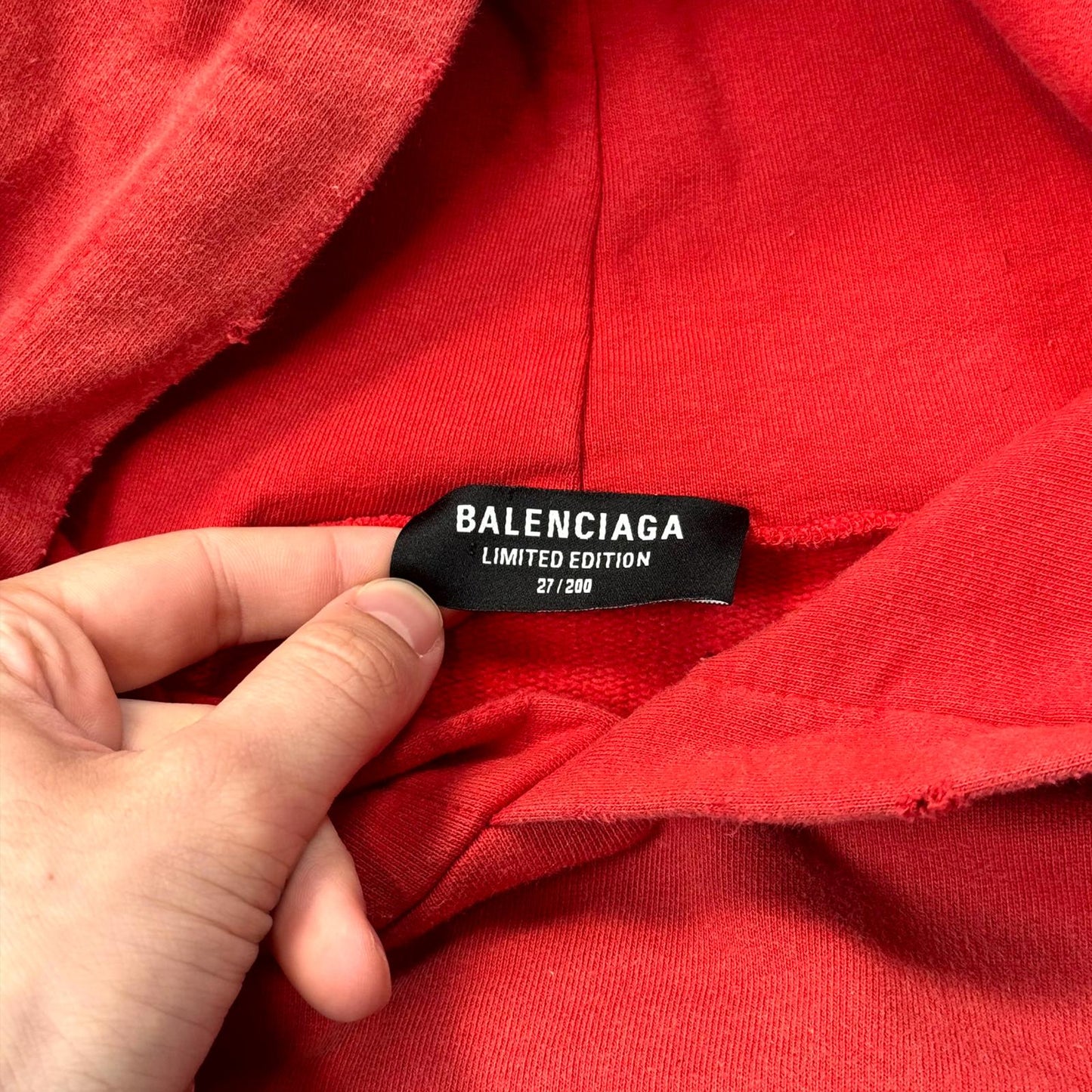 2021 Balenciaga Fortnite 1/200 Red Hoodie