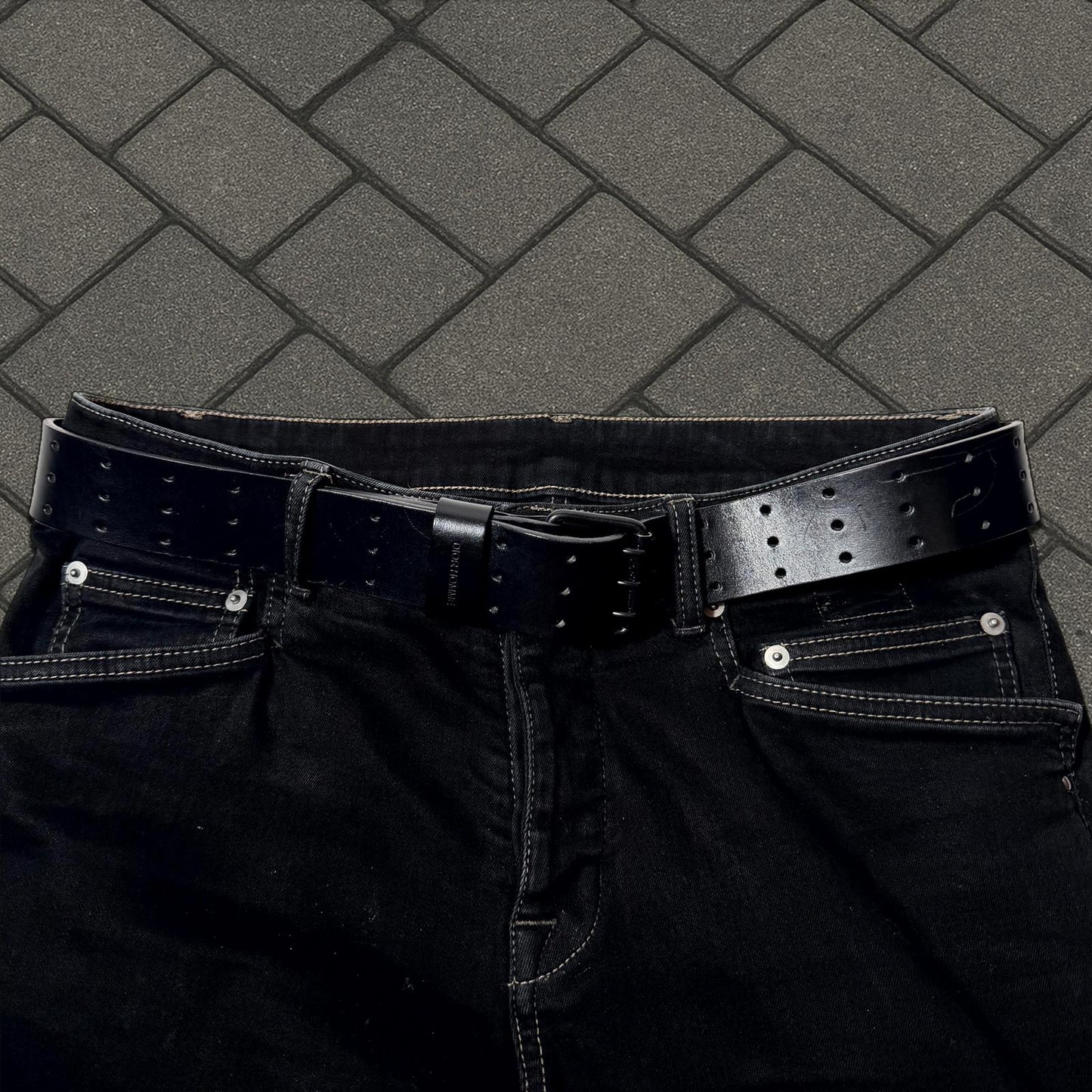 AW06 Dior Homme 3 Pin Belt
