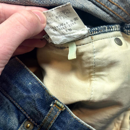 SS07 Dior Homme Blue Waxed Luster Denim