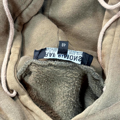AW05 Raf Simons Brown Poltergeist Hoodie
