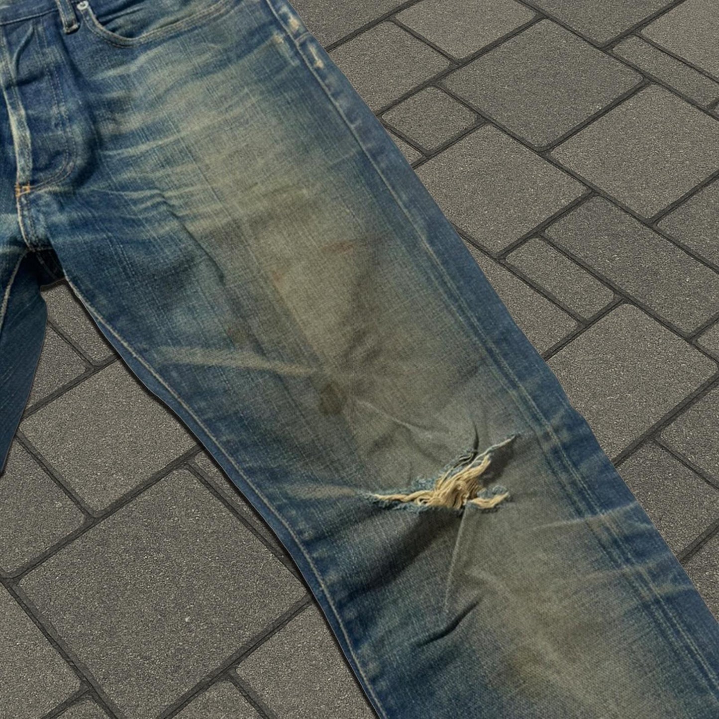 AW04 Dior Homme Rust Denim