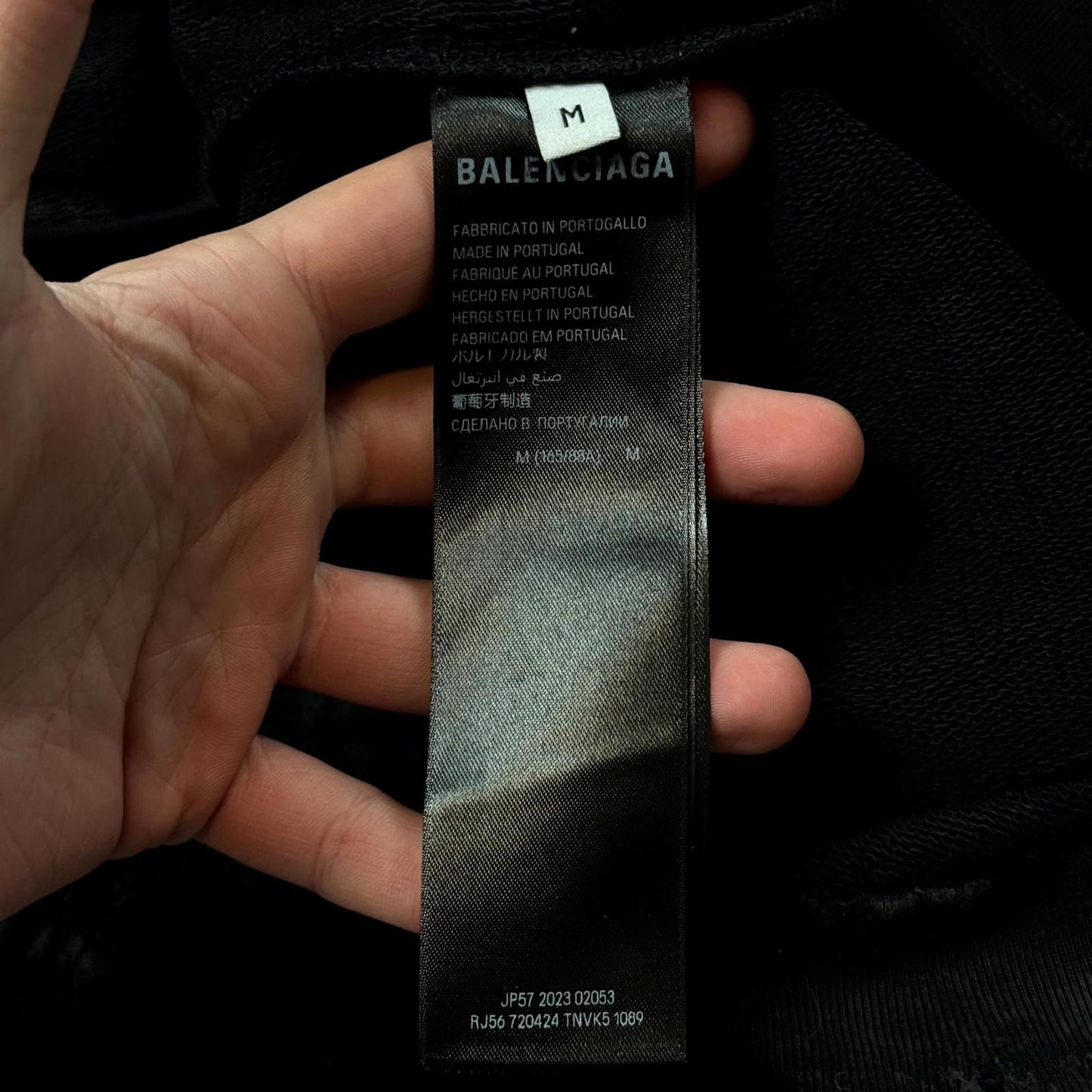 SS23 Balenciaga Gaffer Mud Zip Up Hoodie