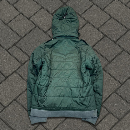 AW07 Undercover Dark Green Utility Puffer Jacket