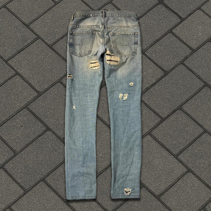 SS06 Dior Homme Crash Denim
