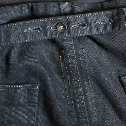 FW16 Rick Owens ‘Black Matte’ Aircut Denim