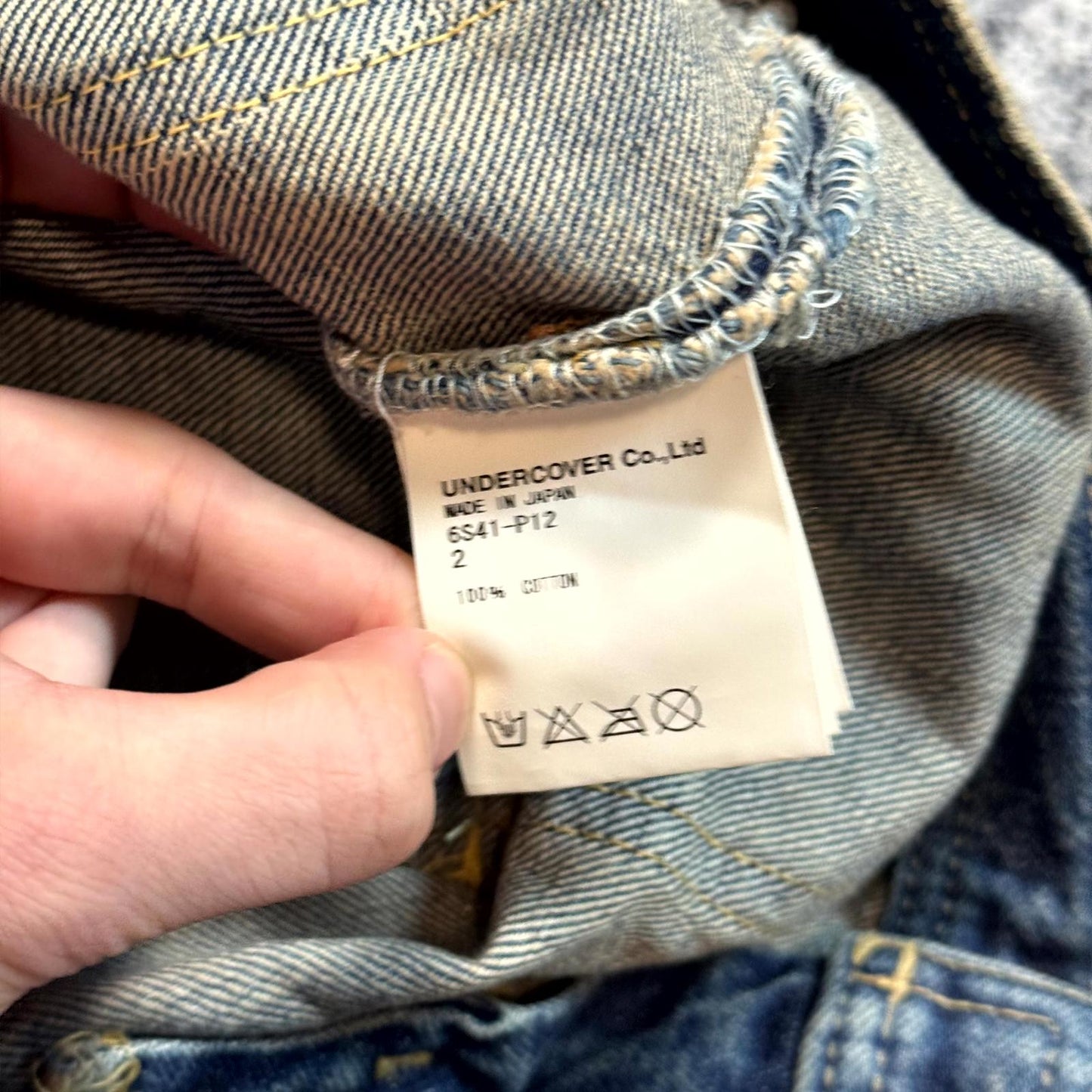 SS06 Undercover Klaus Cargo Denim