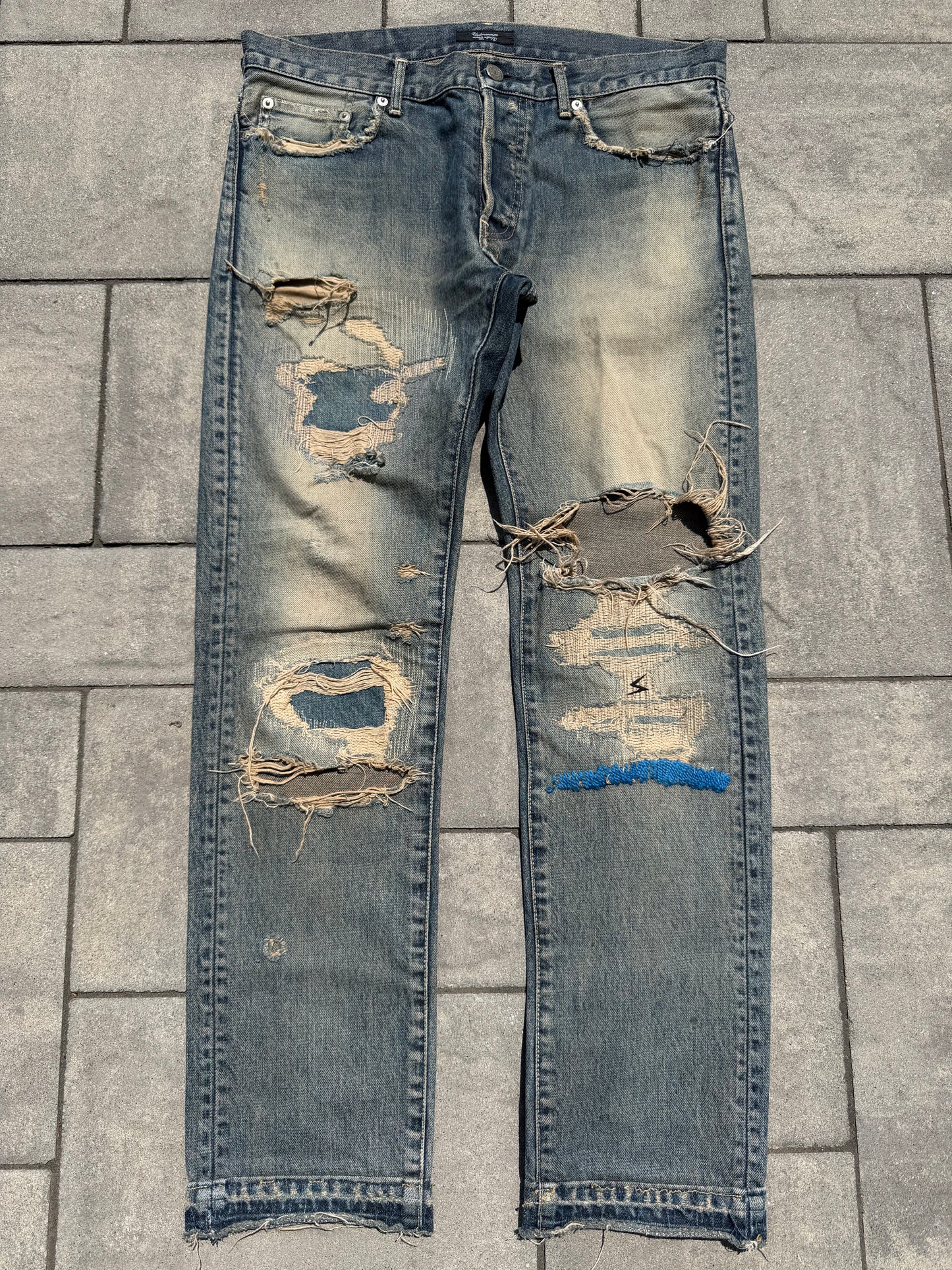 SS10 Undercover Blue Yarn 68 Denim