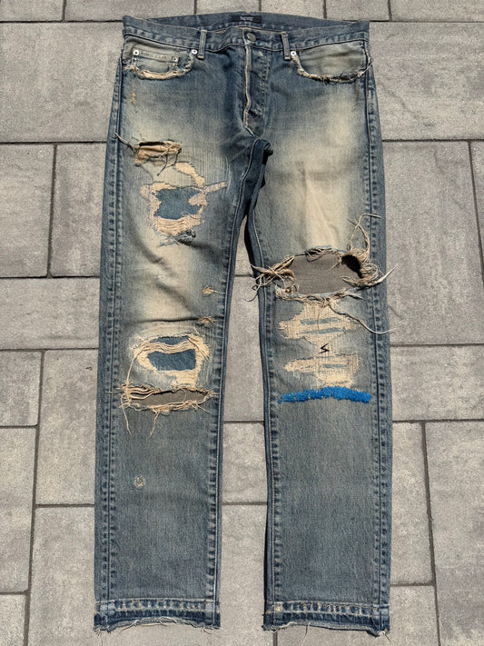 SS10 Undercover Blue Yarn 68 Denim