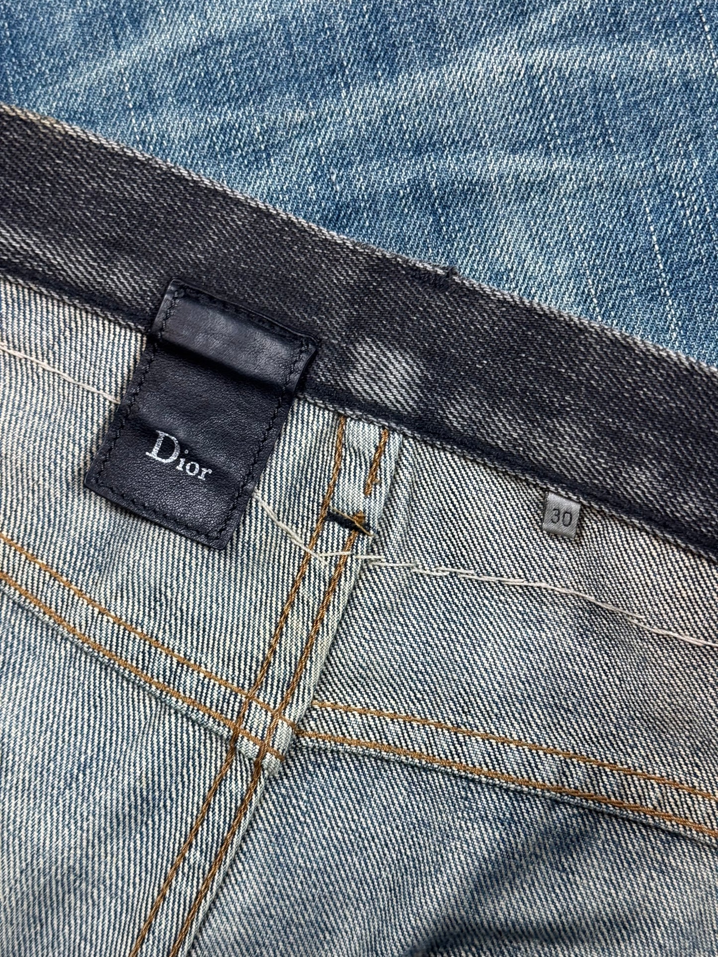 AW06 Dior Homme Cummerbund Denim
