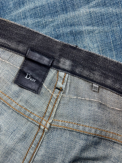 AW06 Dior Homme Cummerbund Denim