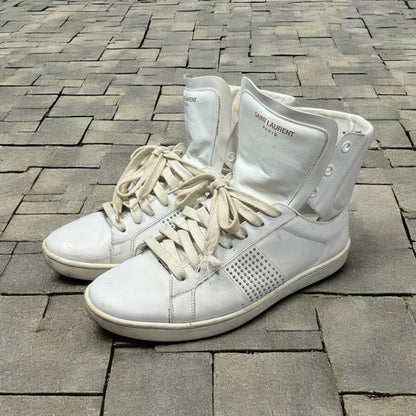 Saint Laurent SL/01H Hi Top Studded Sneakers