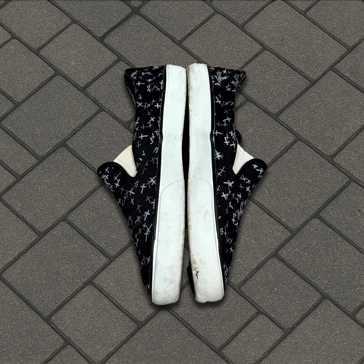 AW02 Undercover Crosses Slip On Vans